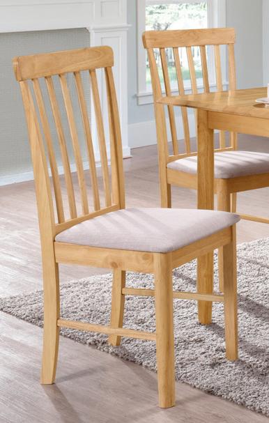 Set Of 2 Cologne Dining Chairs - Oak