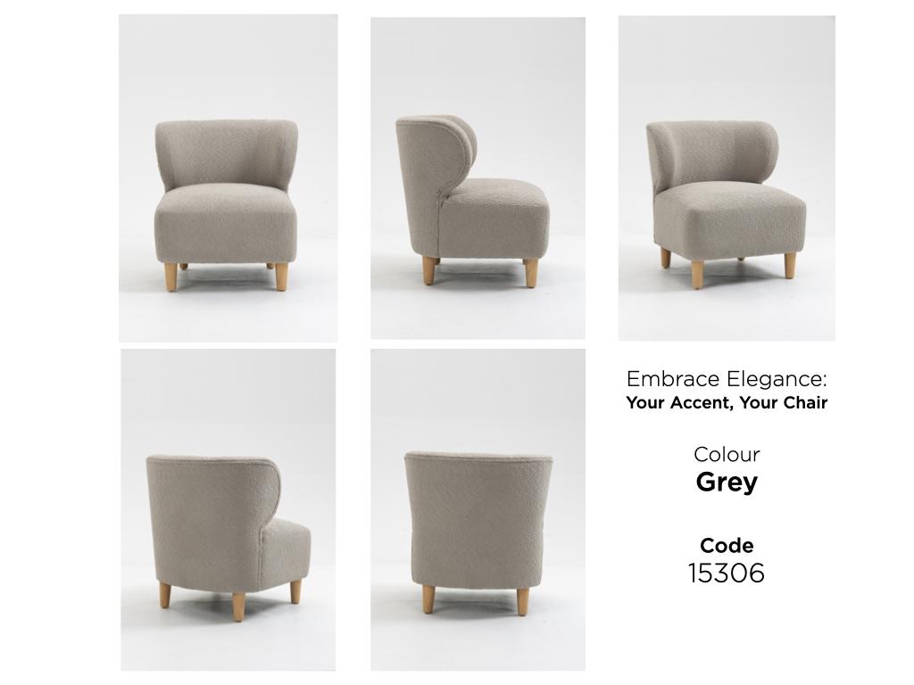 Josie Accent Chair - Grey