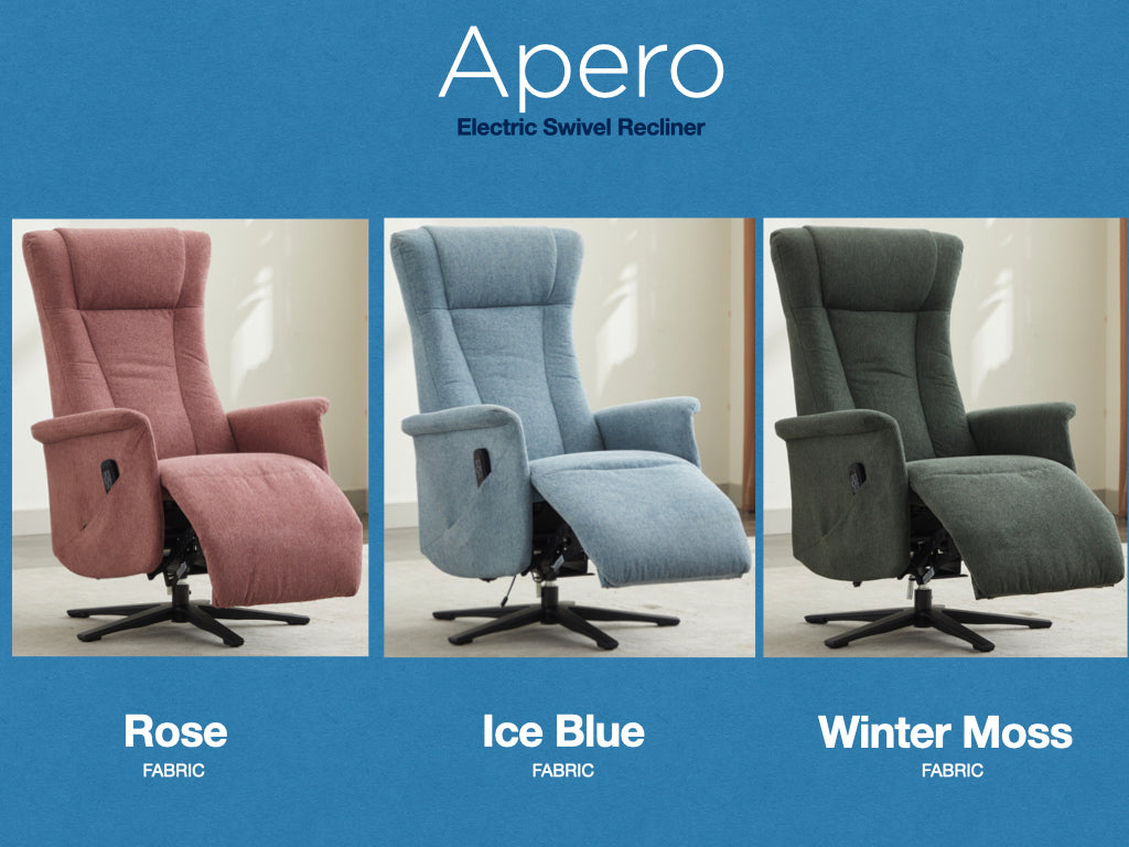 Apero Swivel TV Chair - Rose