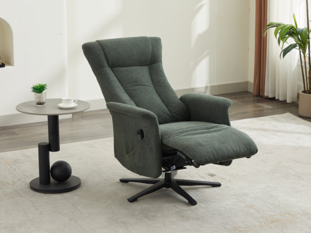 Apero Swivel TV Chair - Winter Moss