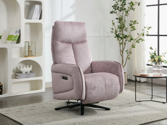 Prestige Electric Recliner Swivel TV Chair - Lavander