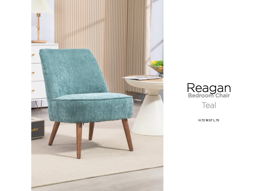 Reagan Bedroom Chair - Teal
