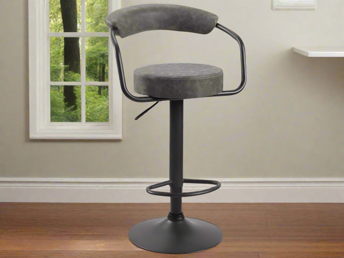 Set Of 2 Hanna Bar Stool - Grey