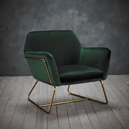 Charles Accent Chair - British Racing Green
