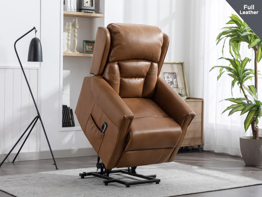 Sandringham Lift & Tilt Dual Motor Electric Recliner - Camel