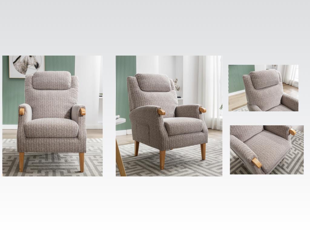Lisbon fireside Chair - Natural