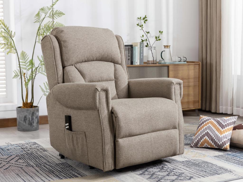 Sandringham Lift & Tilt Dual Motor Electric Recliner - Taupe