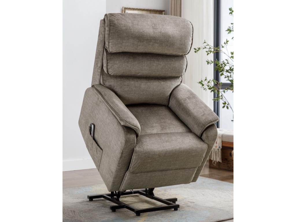 Savoy Lift & Tilt Dual Motor Electric Recliner - Taupe