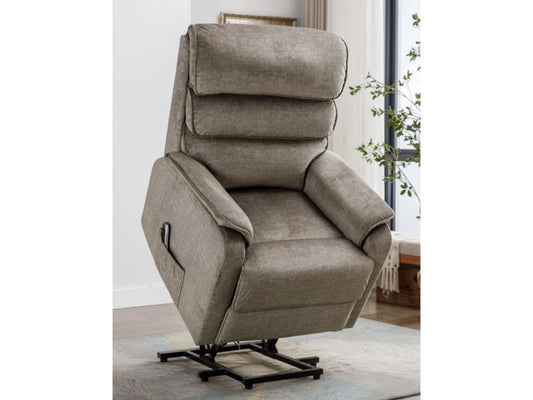 Savoy Lift & Tilt Dual Motor Electric Recliner - Taupe