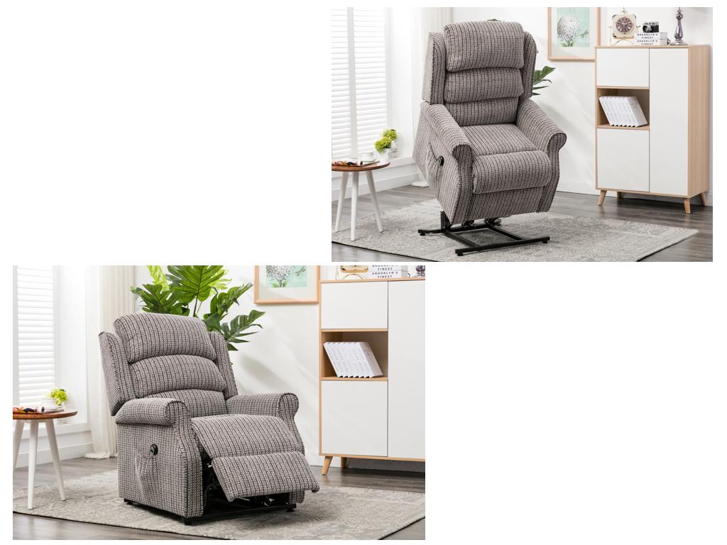 Windsor Lift & Tilt Dual Motor Electric Recliner - Latte
