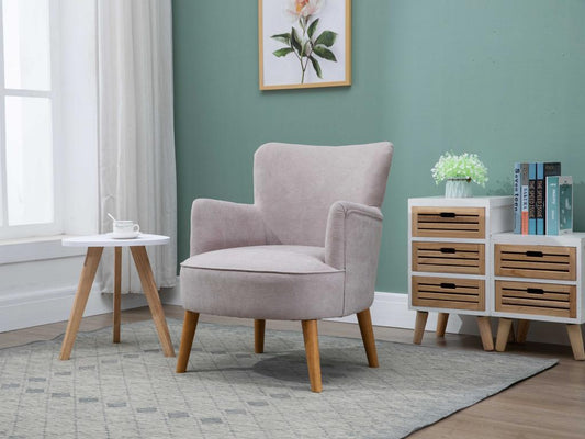Keira Accent Chair - Pearl Grey