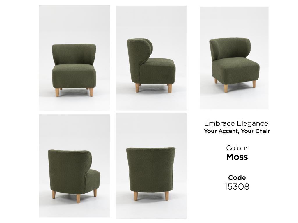 Josie Accent Chair - Moss