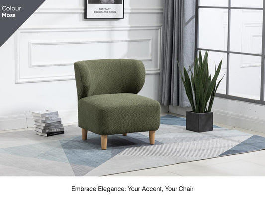 Josie Accent Chair - Moss
