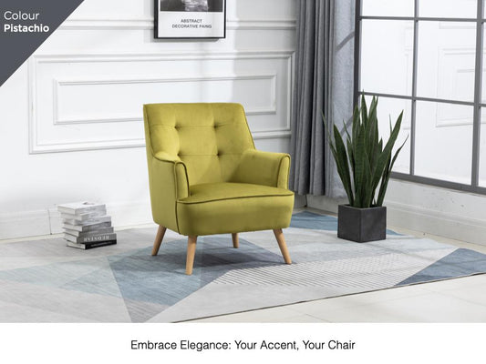 Tara Accent Chair - Pistachio