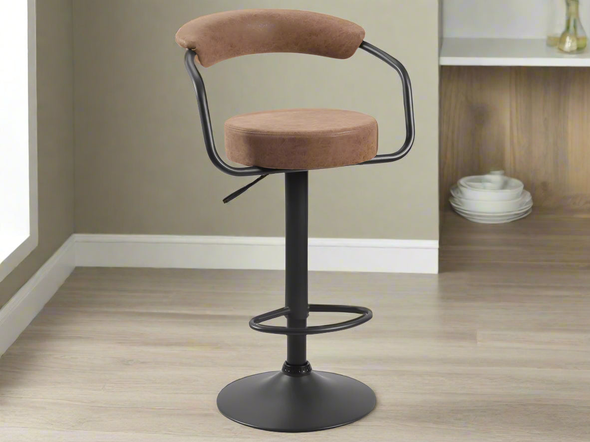 Set Of 2 Hanna Bar Stool - Brown