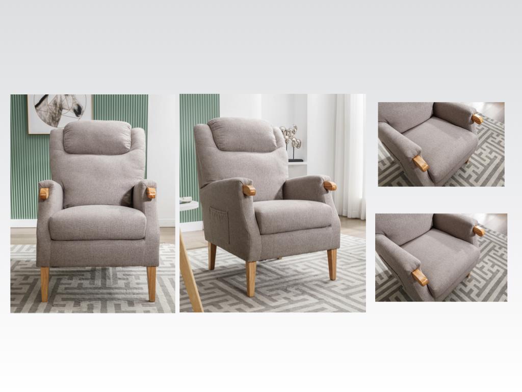 Lisbon fireside Chair - Taupe