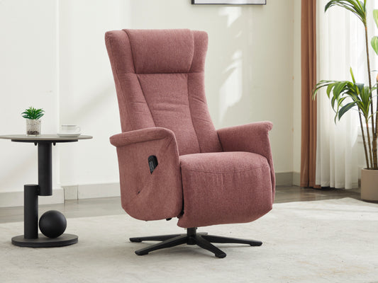 Apero Swivel TV Chair - Rose
