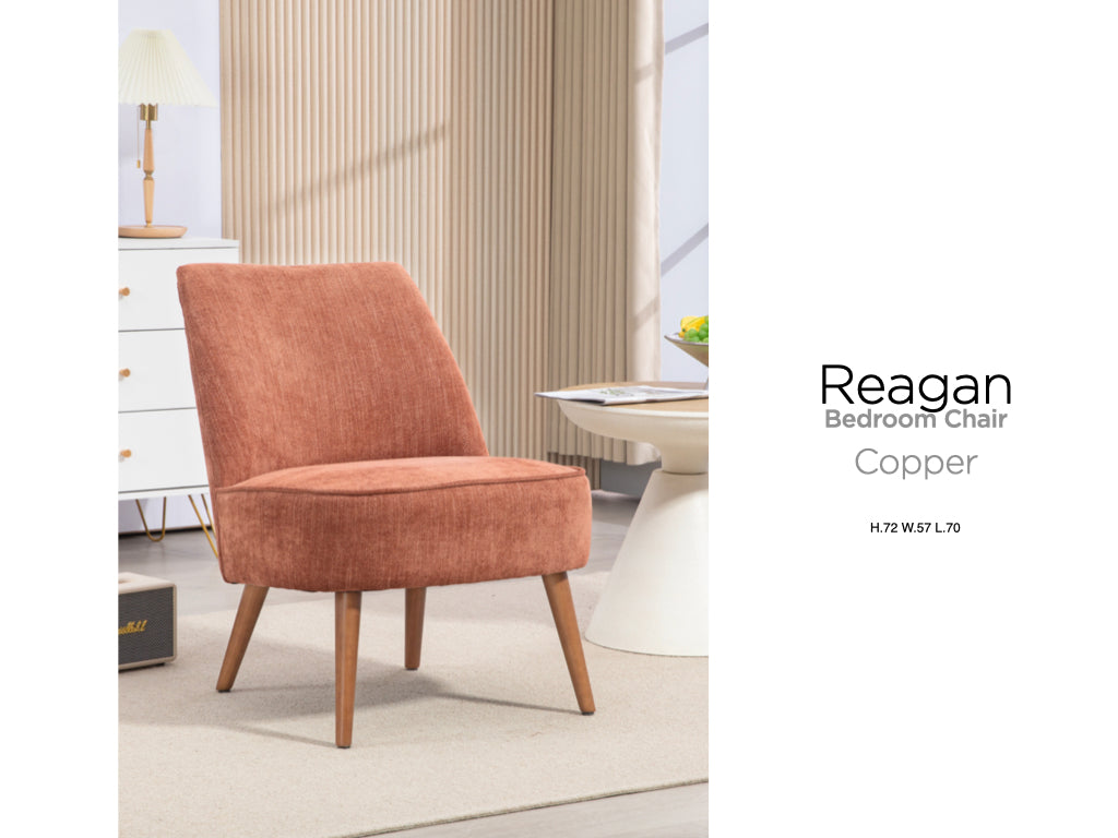 Reagan Bedroom Chair - Copper
