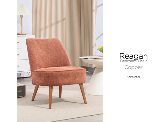 Reagan Bedroom Chair - Copper
