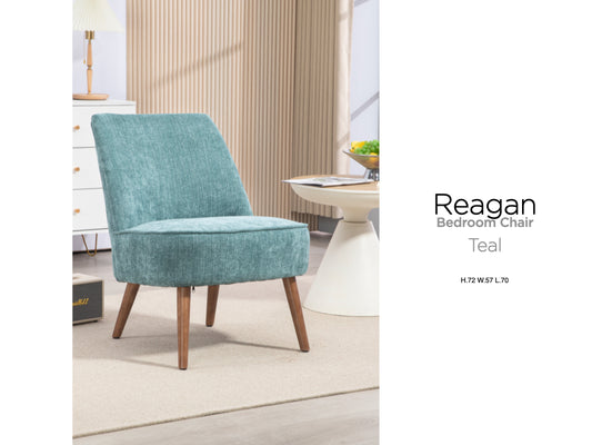 Reagan Bedroom Chair - Teal