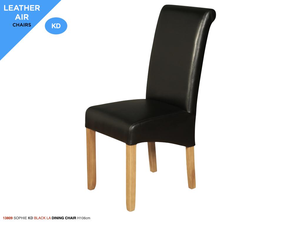 Set Of 2 Sophie Dining Chairs - Black