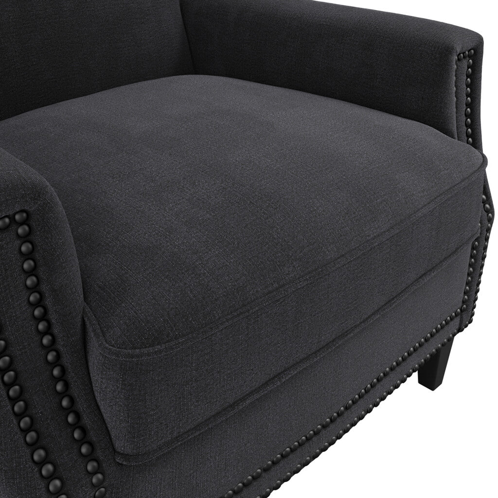 Atticus Accent Chair - Anthracite