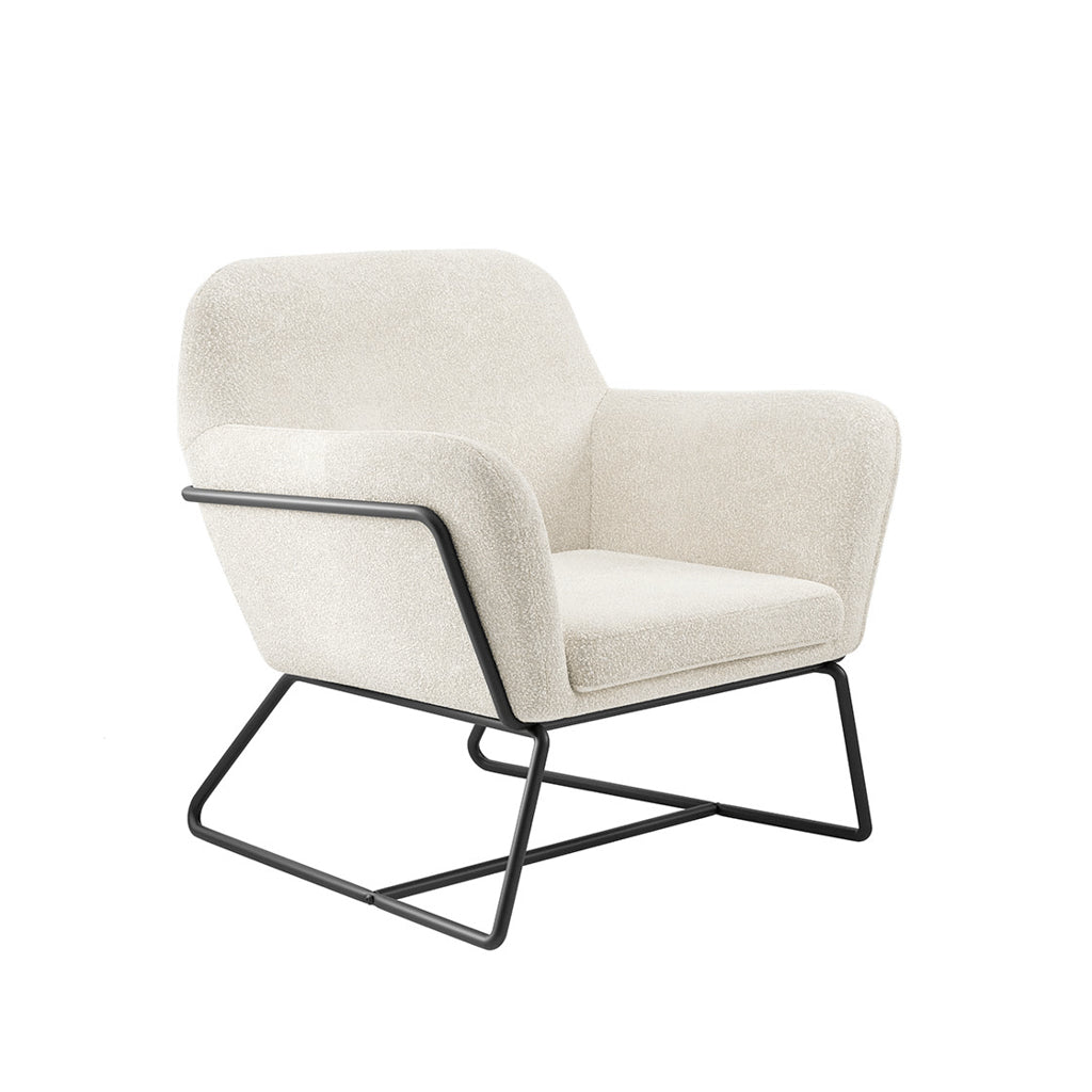 Charles Accent Chair - Ivory