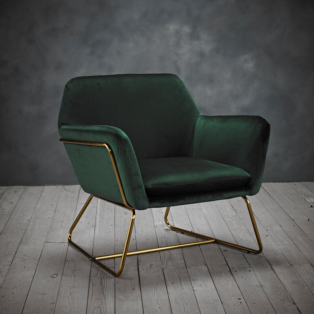 Charles Accent Chair - British Racing Green