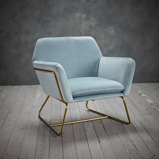 Charles Accent Chair - Sky blue