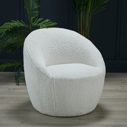 Cocoon Accent Chair - White