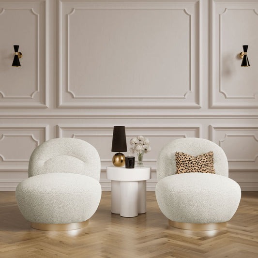 Langham Accent Chair - Ivory