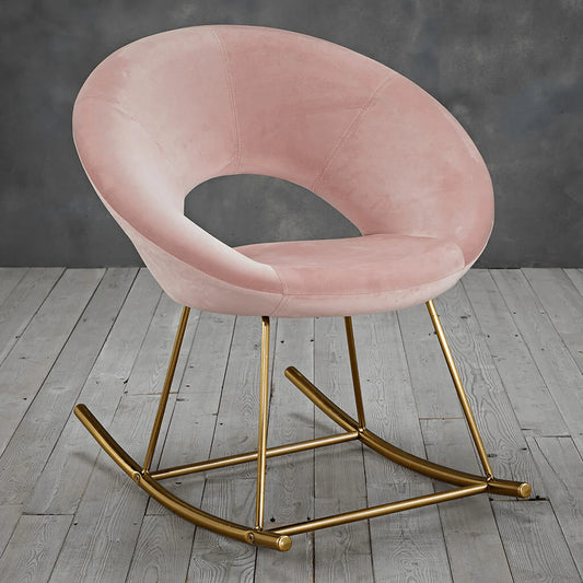 Stella Rocking Accent Chair - Pink